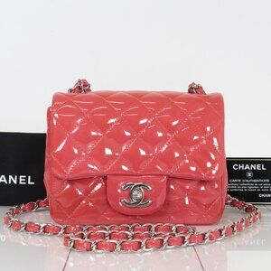 CHANEL Pink Quilted Shoulder Bag